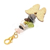 8Pcs Butterfly Alloy Enamel Pendant Decorations HJEW-JM04157-6