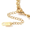 Ion Plating(IP) 304 Stainless Steel Heart Link Bracelets for Women X-BJEW-H613-03G-3