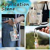 20Pcs Alloy Spring Gate Rings PALLOY-SC0010-53B-G-5
