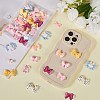 54Pcs 9 Styles Translucent Frosted Resin Cabochons CRES-SC0002-62-4