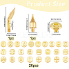 Brass Wood Burning Tip Sets DIY-WH20014-07G-2