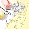 50Pcs 3 Style Angel Plastic Imitation Pearl Pendants PALLOY-FS00026-8