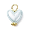 Imitation Shell & Pearl Acrylic Pendants PALLOY-JF04518-02-2