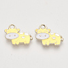 Alloy Enamel Pendants ENAM-S119-005B-1