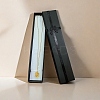 Cardboard Jewelry Necklace Boxes with Bowknot CON-YWC0006-01G-1
