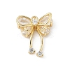 Brass Micro Pave Cubic Zirconia Pendants LS-KK-M326-18B-G-1