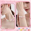 700Pcs 7 Colors UV Plating Opaque Acrylic Beads MACR-YW0004-82-6