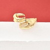 Brass Cuff Rings for Women LS-RJEW-F184-08F-G-1