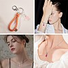 October Breast Cancer Pink Awareness Ribbon Alloy Enamel Pendants ENAM-SC0001-69-6