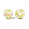 Handmade Porcelain Ceramic Beads PORC-Q005-03E-2