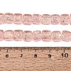 Handmade Foil Glass Beads Strands FOIL-Q002-04J-4