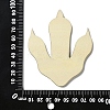 Unfinished Wood Dinosaur Claw Ornaments WOOD-XCP0002-03-3