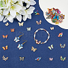 40Pcs 20 Styles Alloy Enamel Pendants & Link Sets ENAM-SC0006-76-3