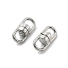 304 Stainless Steel Double Eye Swivel Clasps STAS-B082-07P-2