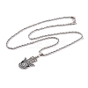 304 Stainless Steel Enamel Necklaces NJEW-Q338-02P-2