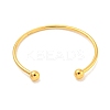 Ion Plating(IP) 304 Stainless Steel Cuff Bangles for Women LS-BJEW-M310-03G-3