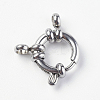Tarnish Resistant 304 Stainless Steel Smooth Surface Spring Ring Clasps LS-STAS-E143-02A-P-1