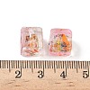 Baking Paint Handmade Gold Sand Lampwork Beads LAMP-P072-01B-07-3