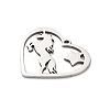 Anti-Tarnish 201 Stainless Steel Pendants STAS-R002-11P-2