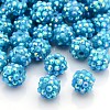 Resin Rhinestone Beads RESI-S256-12mm-SAB17-2