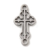 201 Stainless Steel Hollow Connector Charms STAS-S146-06P-1