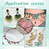 114Pcs 19 Colors Glass Charms PALLOY-PH01699-6