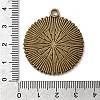 Tibetan Style Flat Round Alloy Pendant Cabochon Settings X-TIBEP-Q045-031AB-NR-3