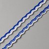 15M Polyester Wavy Fringe Trim Ribbon OCOR-WH0078-70E-1