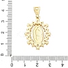 Religion Brass Pave Cubic Zirconia Pendants CU-CBA83A6-01B-G04-3