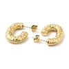 Ion Plating(IP) 304 Stainless Steel Stud Earrings for Women STAS-D084-24G-2