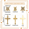 20Pcs 2 Styles Alloy Tibetan Style Pendants & Chandelier Component Links Kits FIND-SC0022-98-2