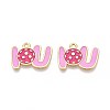 Alloy Enamel Sports Pendants ENAM-T022-74G-1