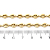 304 Stainless Steel Coffee Bean Chain Necklaces NJEW-C073-11G-5