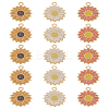 15Pcs 3 Colors Alloy Enamel Pendants FIND-LP0002-29-1