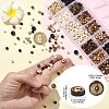 56G 14 Styles Natural Coconut Rondelle Beads COCB-CJ0001-01-2