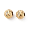 Ion Plating(IP) 304 Stainless Steel Rhinestone European Beads STAS-A092-10U-G-1