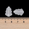 Frosted Transparent Acrylic Beads X1-OACR-P029-04B-01-4