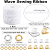 1Pc Wave Bending Fringe Trim OCOR-GF0004-09A-2
