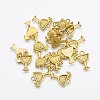 Tibetan Style Tropical drink Alloy Pendants TIBEB-A14275-AG-FF-1
