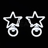 Spray Painted Eco-Friendly Alloy Swivel Snap Hooks Clasps PALLOY-T080-14M-NR-2