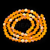 Imitate Austrian Crystal Bicone Frosted Glass Beads Strands EGLA-A039-T3mm-MB23-3