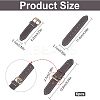 6Pcs Imitation Leather Toggle Buckle FIND-FG0001-29-2