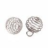 304 Stainless Steel Wire Pendants STAS-ZX013-22-14mm-P-2