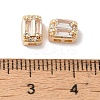 Brass Micro Pave Clear Cubic Zirconia Beads KK-G503-20G-3