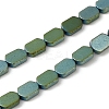 Electroplated Synthetic Non-Magnetic Hematite Beads Strands G-E610-A01-GR-1