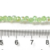 Electroplate Transparent Glass Beads Strands EGLA-A035-T3mm-L09-4