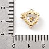 Brass Micro Pave Cubic Zirconia Pendants LS-KK-K371-40B-G-3