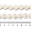 Triangle Dyed Natural Lava Rock Beads Strands G-O126-04A-02-4