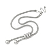304 Stainless Steel Rectangle Lariat Necklaces NJEW-D333-02P-4
