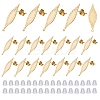 20Pcs 304 Stainless Steel Stud Earring Findings STAS-DC0017-05-1
